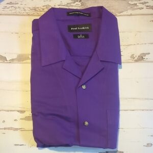Paul Fredrick Purple Dress Shirt